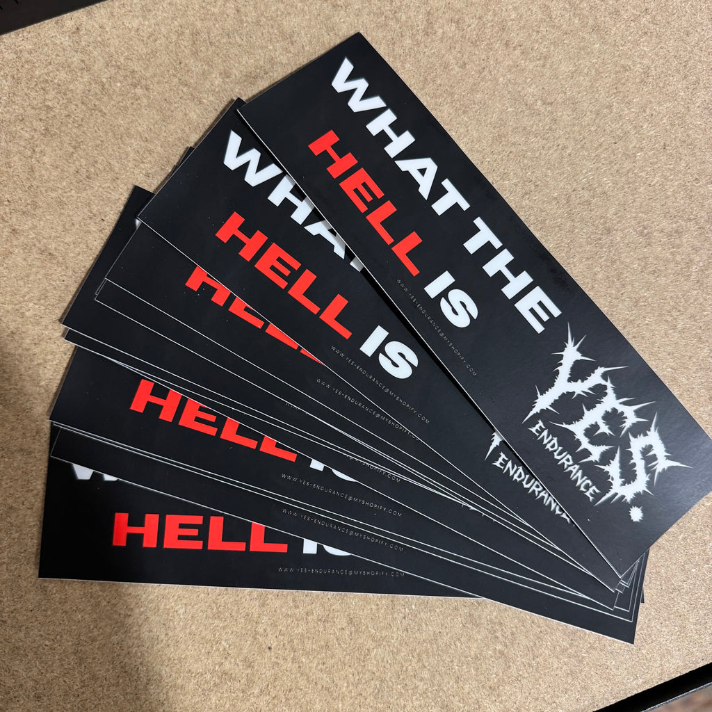 What the? Bumper sticker